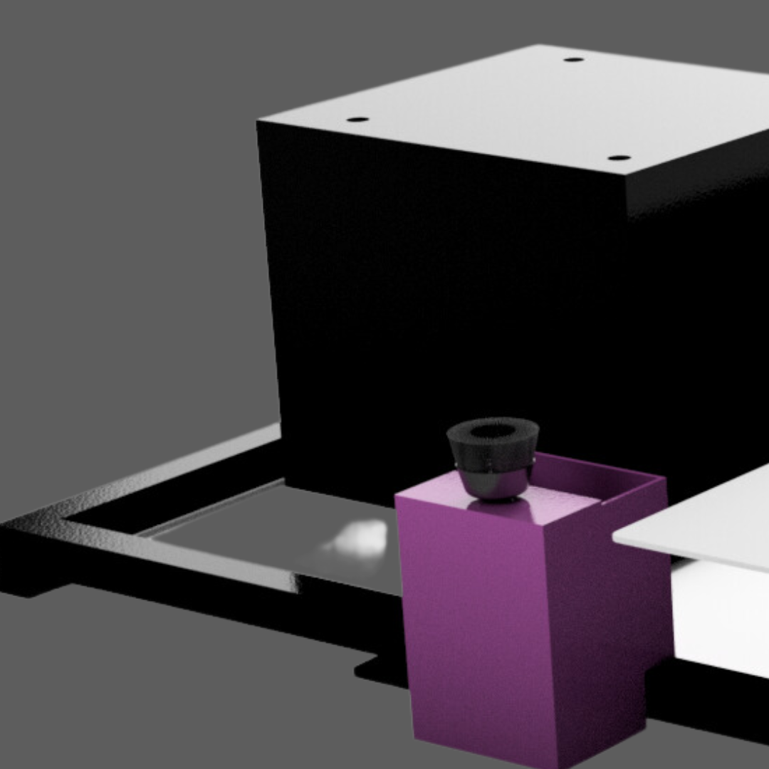 Rapid Fusion- Purge and Wipe Bin for our Pedestal and Modular Print Bed