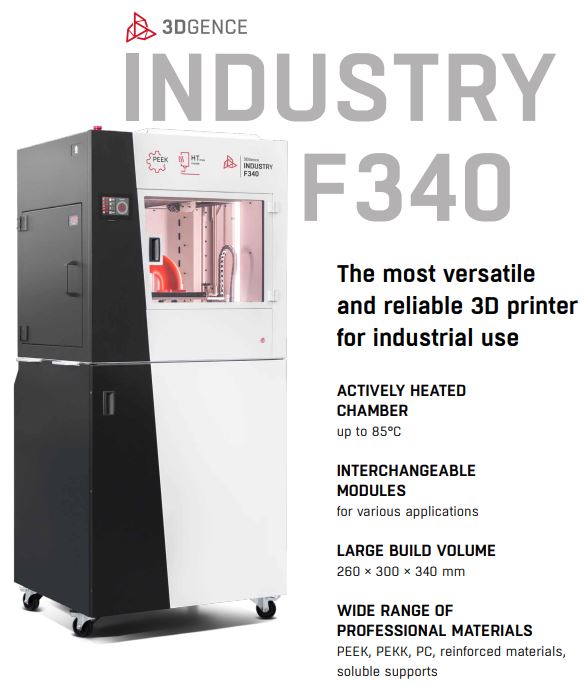 3DGence INDUSTRY F340 3D Printer