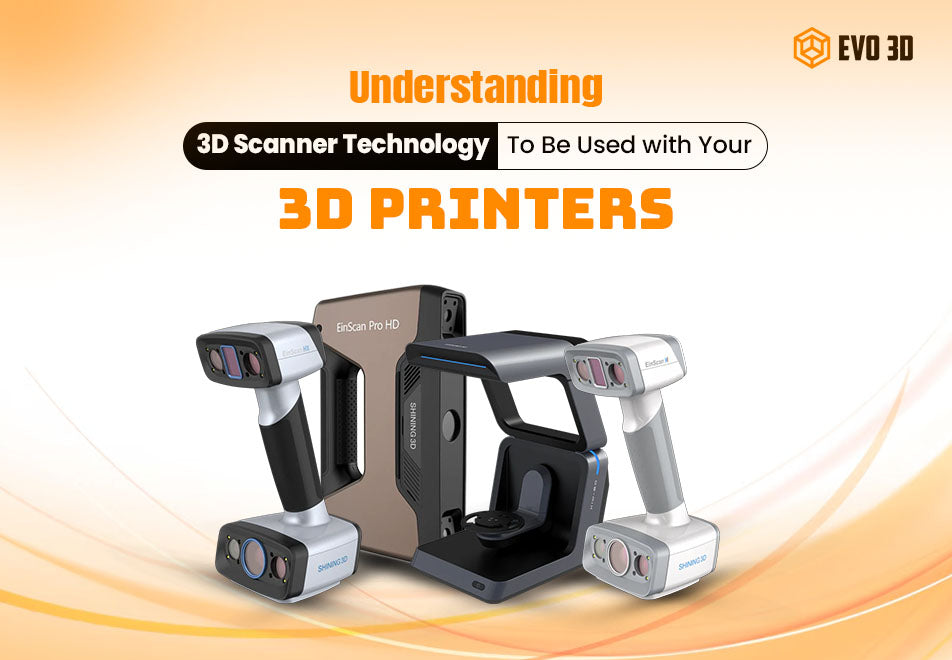 Understanding 3D Scanner Technology Used with your 3D Printers!