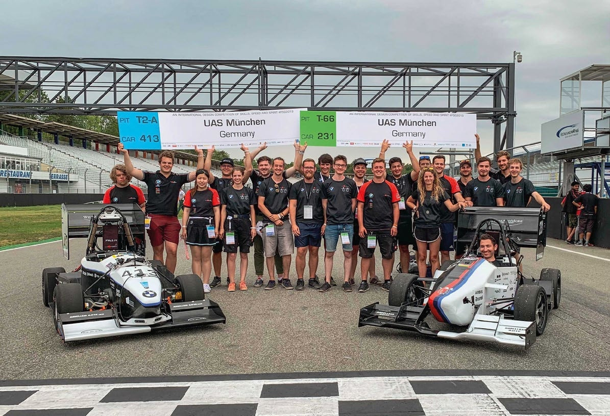 MunicHMotorsport- Over 100 printed parts in a racing car – Evo3D
