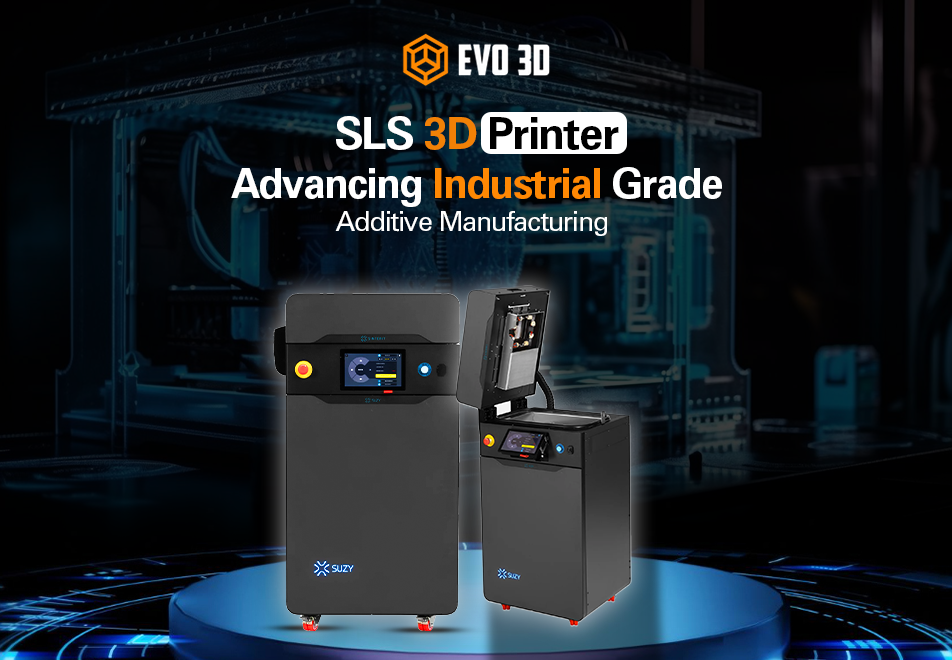 Evo3D publishes technical overview of industrial Selective Laser Sintering (SLS) capabilities for production-grade additive manufacturing.