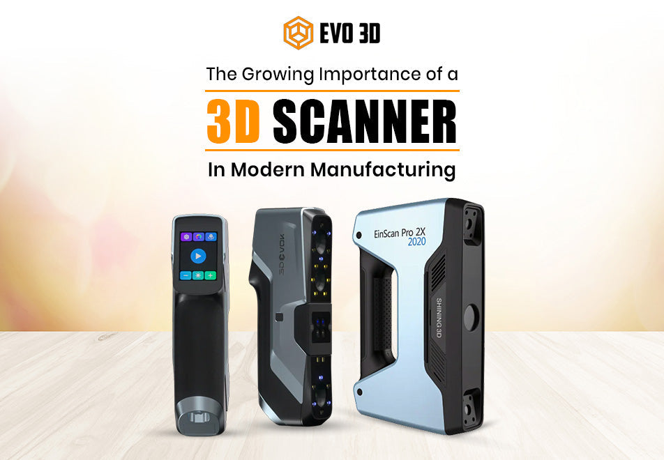 The Growing Importance of a 3D Scanner in Modern Manufacturing – Evo3D