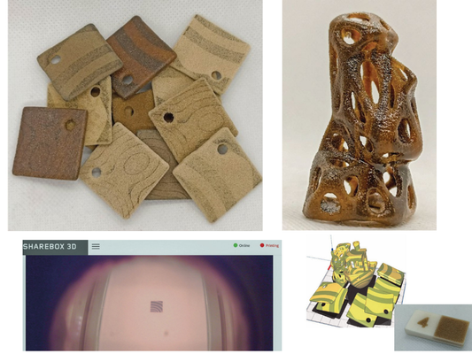 Developing Sustainable Dual-Colour SLS Materials from Wood Waste