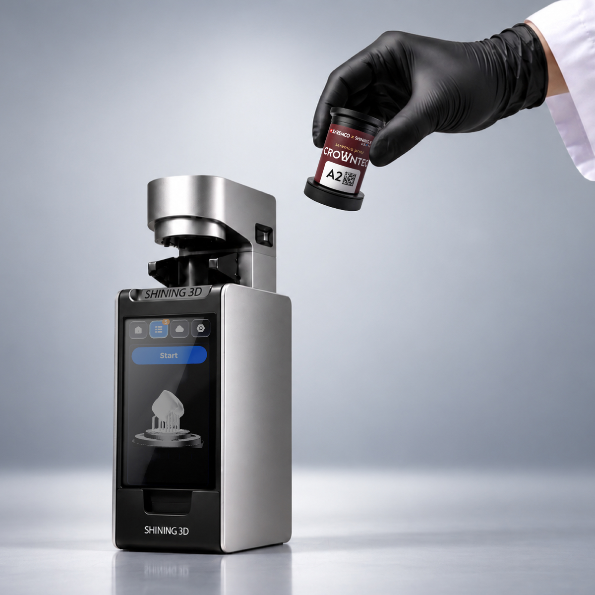 Capsule Resin A3 shade (Saremco Crowntec)
