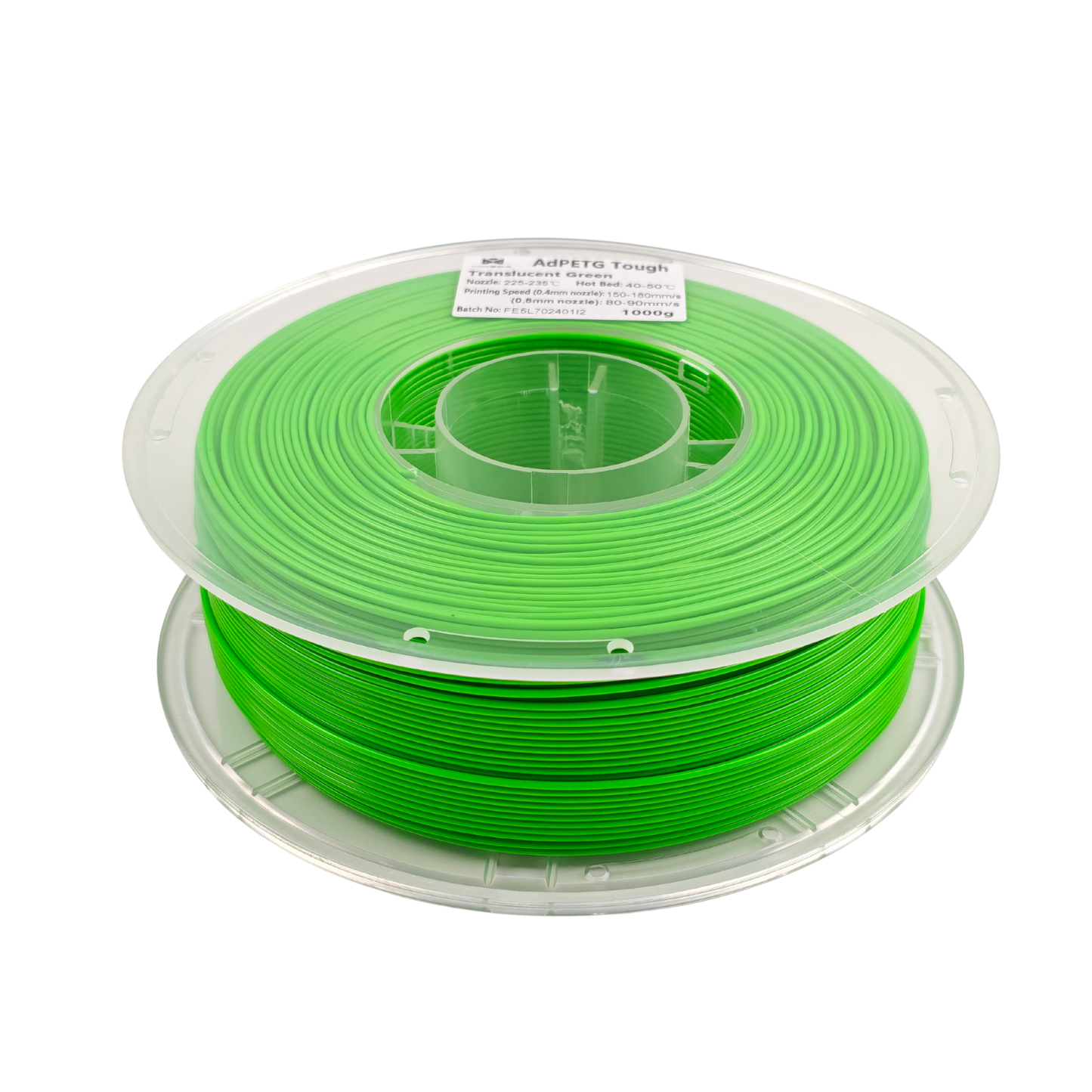 MINGDA AdPETG Tough Filament - Light-Transmitting (1kg roll)