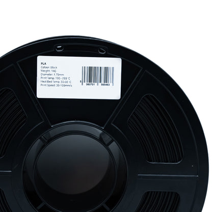Rapid Fusion PLA 1KG Filament Black