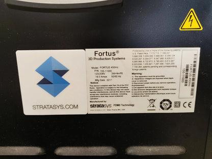 Stratasys Fortus 450mc Project for Repair or Spares