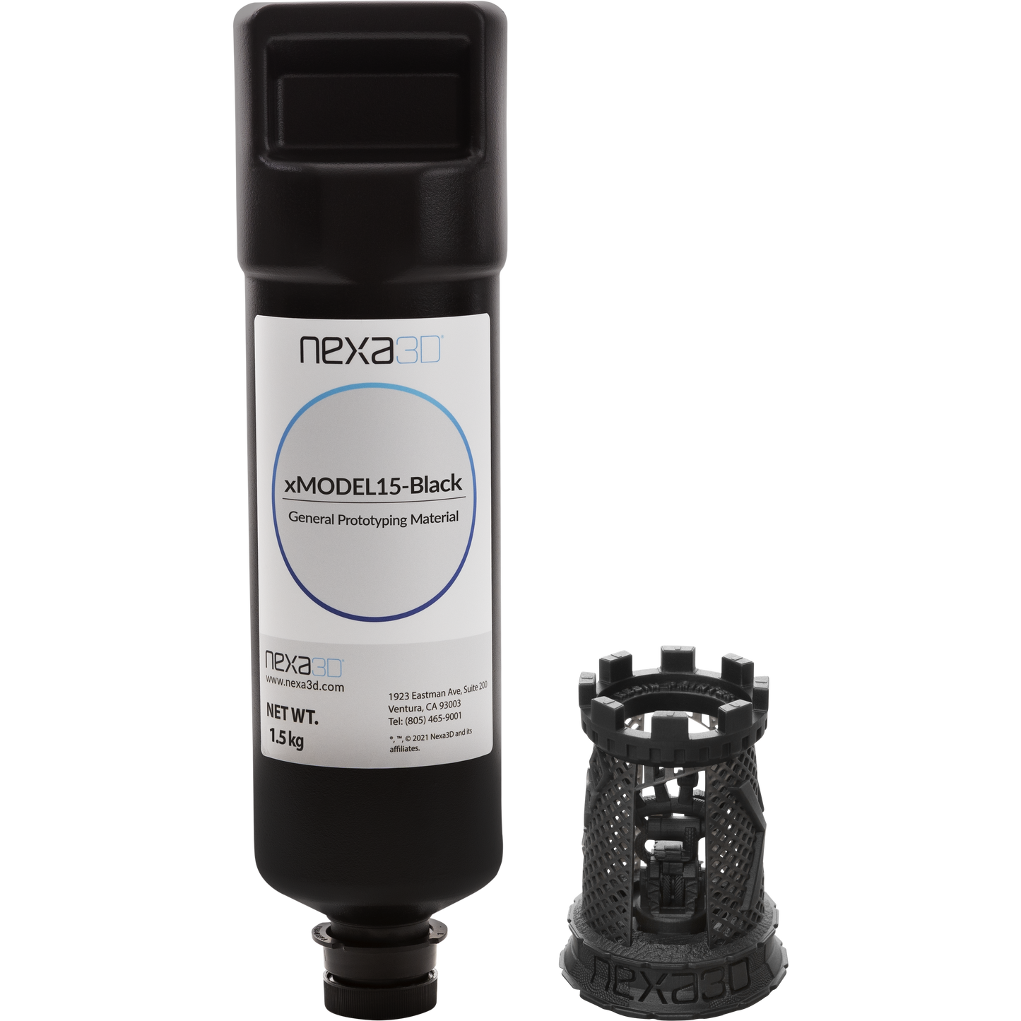 xMODEL15-Black Resin 1.5kg for XiP and XiPPro