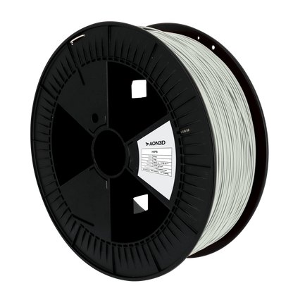 AON3D ReadyPrint™ HIPS Filament, Natural (Grey), 1.75mm, 2kg Powered by Kimya. Made from recycled materials.