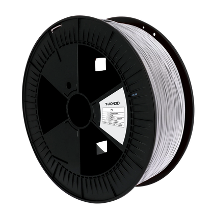 AON3D ReadyPrint™ PC Filament, Translucent, 1.75mm, 2kg (Factory Pre-Dried) Powered by Kimya