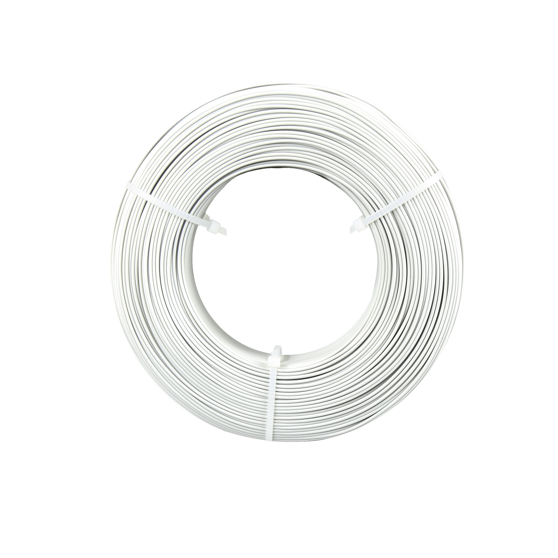 White Fiberlogy Refill Easy PET-G Filament